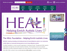 Tablet Screenshot of healautismnow.org